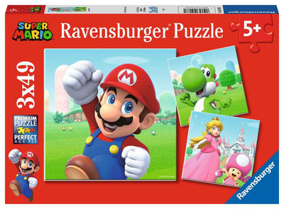 Puzzles Ravensburger - Mario. 3x49 piezas-Doctor Panush