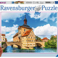 Puzzle Ravensburger - Rathaus, Bamberg 500 piezas XXL-Doctor Panush