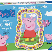 Puzzle Ravensburger silueta - Peppa Pig. 24 piezas gigantes-Doctor Panush