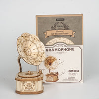 Puzzle 3D de madera Rolife - Gramophone