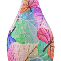 Puzzle Vase - Colorful Leaves. 160 piezas