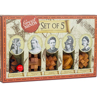 Set of 5 Women - Great Minds-Professor Puzzle-Doctor Panush