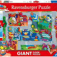 Puzzle Ravensburger de suelo - Superzings. 60 piezas gigantes-Doctor Panush