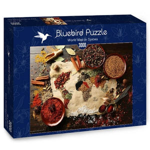 World Map in Spices-Puzzle-Bluebird Puzzle-Doctor Panush