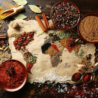 World Map in Spices-Puzzle-Bluebird Puzzle-Doctor Panush