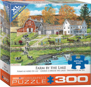 Puzzle Eurographics - Farm by the Lake by Bob Fair. 300 XXL piezas-Doctor Panush