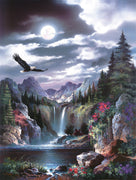 Puzzle SunsOut - James Lee - Moonlit Eagle. 300 piezas XXL-Doctor Panush