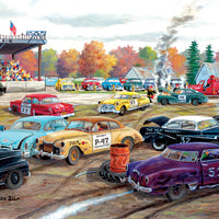 Puzzle SunsOut - Ken Zylla - Demolition Derby. 300 piezas XXL-Doctor Panush