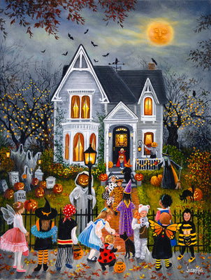 Puzzle SunsOut - Susan Rios - Scary Night. 300 piezas XXL-Doctor Panush