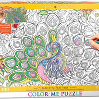 XXL Color Me - Majestic Feathers-Puzzle-Eurographics-Doctor Panush