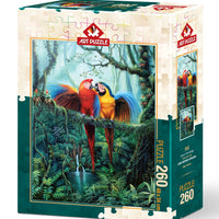 Puzzle Art Puzzle - Love in the Forest. 260 piezas XXL-Doctor Panush