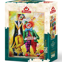 Puzzle Art Puzzle - Musician Clowns. 260 piezas XXL-Doctor Panush