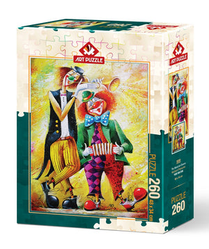 Puzzle Art Puzzle - Musician Clowns. 260 piezas XXL-Doctor Panush