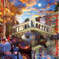 Puzzle Art Puzzle - Rialto Bridge, Venice. 1500 piezas-Doctor Panush