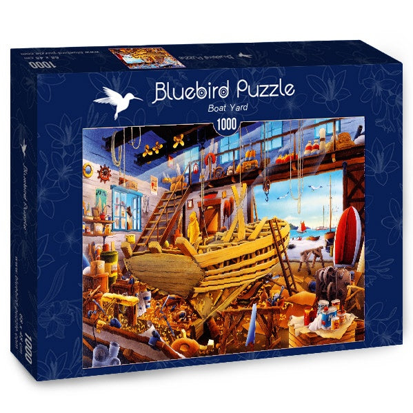 Puzzle Bluebird Puzzle - Boat Yard. 1000 piezas-Puzzle-Bluebird Puzzle-Doctor Panush
