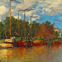 Puzzle Bluebird Puzzle - Claude Monet - Boats at Zaandam, 1871. 1000 piezas-Puzzle-Bluebird Puzzle-Doctor Panush
