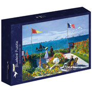 Puzzle Bluebird Puzzle - Claude Monet - Garden at Sainte-Adresse, 1867. 3000 piezas