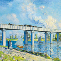 Puzzle Bluebird Puzzle - Claude Monet -Railway Bridge at Argenteuil, 1873. 1000 piezas-Puzzle-Bluebird Puzzle-Doctor Panush