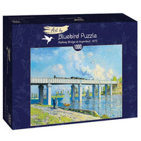 Puzzle Bluebird Puzzle - Claude Monet -Railway Bridge at Argenteuil, 1873. 1000 piezas-Puzzle-Bluebird Puzzle-Doctor Panush