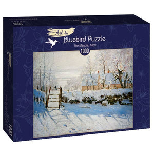 Puzzle Bluebird Puzzle - Claude Monet - The Magpie, 1869. 1000 piezas-Puzzle-Bluebird Puzzle-Doctor Panush