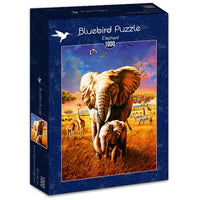 Puzzle Bluebird Puzzle - Elephant. 1000 piezas-Puzzle-Bluebird Puzzle-Doctor Panush