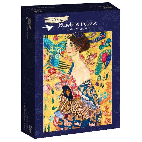 Puzzle Bluebird Puzzle - Gustave Klimt - Lady with Fan, 1918. 1000 piezas-Puzzle-Bluebird Puzzle-Doctor Panush