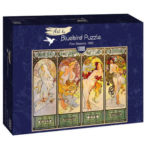 Puzzle Bluebird Puzzle - Mucha - Four Seasons, 1900. 1000 piezas-Puzzle-Bluebird Puzzle-Doctor Panush