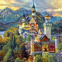 Puzzle Bluebird Puzzle - Neuschwanstein Castle. 6000 piezas