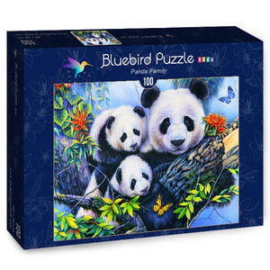 Puzzle Bluebird Puzzle - Panda Family. 100 piezas-Doctor Panush