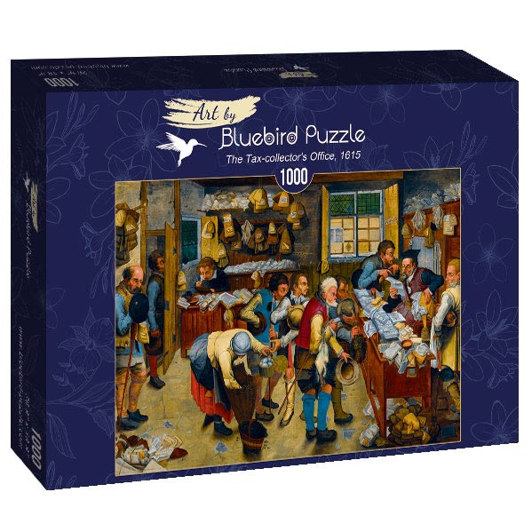 Puzzle Bluebird Puzzle - Pieter Brueghel the Younger - The Tax-collector's Office, 1615. 1000 piezas-Puzzle-Bluebird Puzzle-Doctor Panush