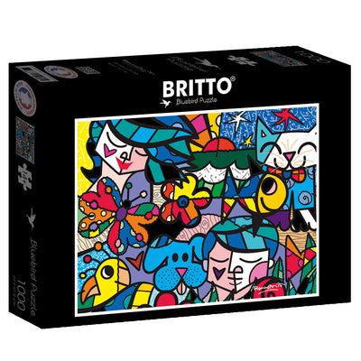 Puzzle Bluebird Puzzle - Romero Britto - Britto Garden. 1000 piezas-Puzzle-Bluebird Puzzle-Doctor Panush