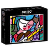 Puzzle Bluebird Puzzle - Romero Britto - Girl with Guitar. 1000 piezas-Puzzle-Bluebird Puzzle-Doctor Panush