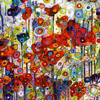 Puzzle Bluebird Puzzle - Sally Rich - Poppies. 6000 piezas