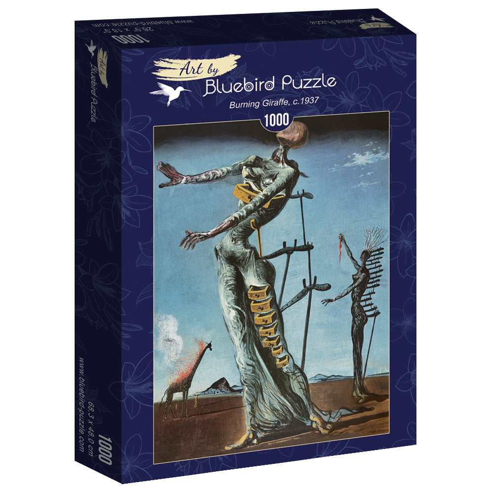 Puzzle Bluebird Puzzle - Dalí - Girafa Ardiendo. 1000 piezas-Puzzle-Bluebird Puzzle-Doctor Panush