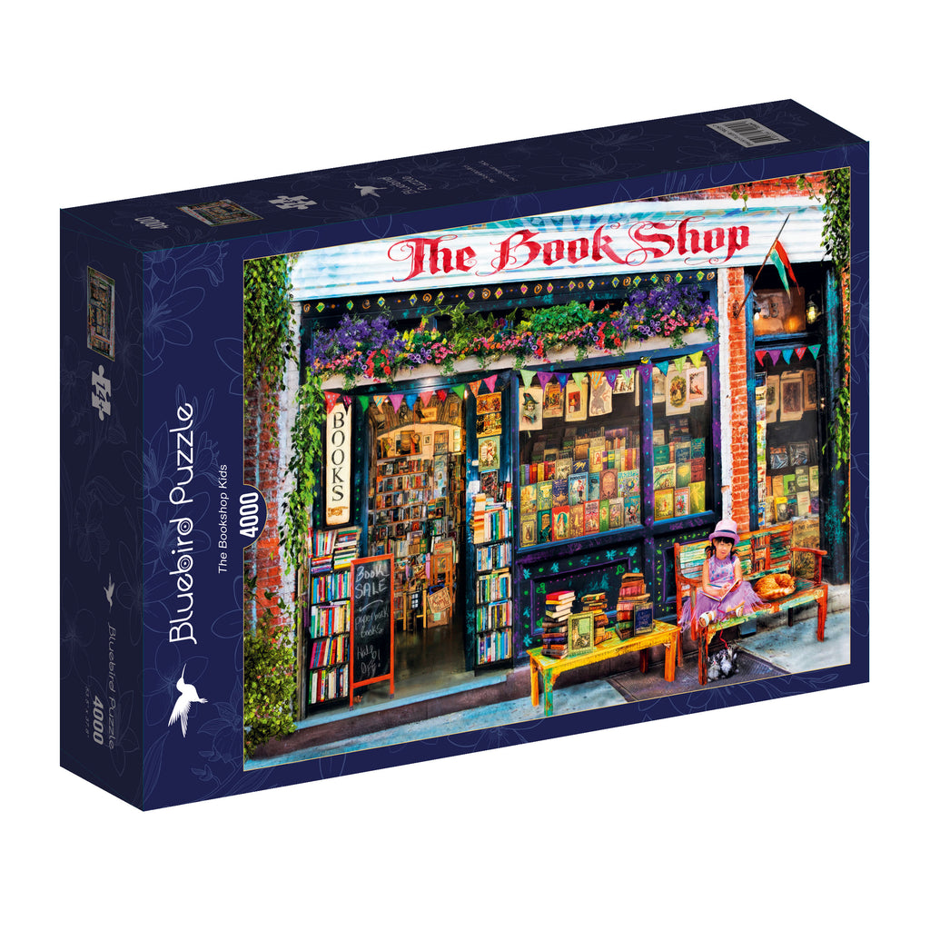 Puzzle Bluebird Puzzle - The Bookshop Kids. 4000 piezas