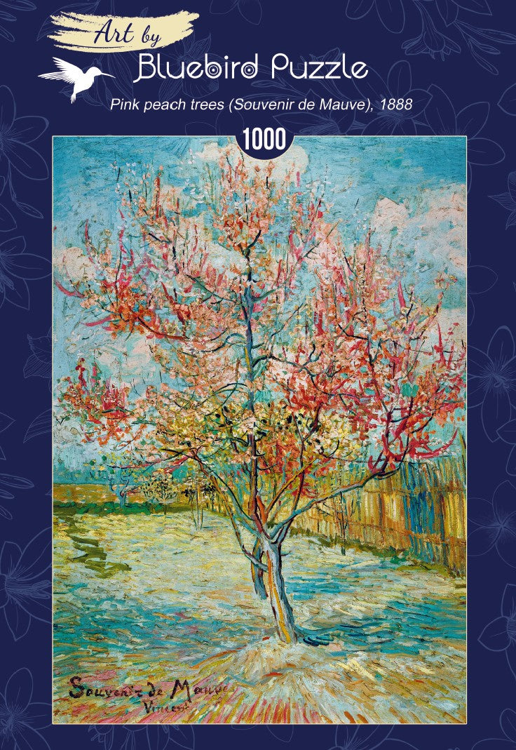 Puzzle Bluebird Puzzle Vincent Van Gogh - Pink Peach Trees (Souvenir de Mauve), 1888. 1000 piezas-Puzzle-Bluebird Puzzle-Doctor Panush