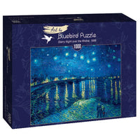 Puzzle Bluebird Puzzle - Vincent Van Gogh - Starry Night over the Rhône, 1888. 1000 piezas-Puzzle-Bluebird Puzzle-Doctor Panush