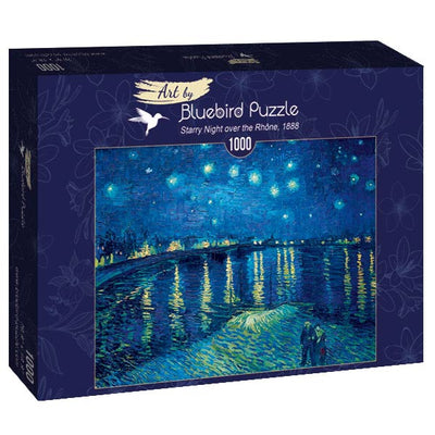 Puzzle Bluebird Puzzle - Vincent Van Gogh - Starry Night over the Rhône, 1888. 1000 piezas-Puzzle-Bluebird Puzzle-Doctor Panush