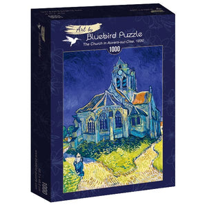 Puzzle Bluebird Puzzle - Vincent Van Gogh - The Church in Auvers-sur-Oise, 1890. 1000 piezas-Puzzle-Bluebird Puzzle-Doctor Panush