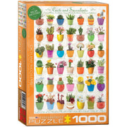 Puzzle Eurographics - Cactus & Succulents. 1000 piezas-Puzzle-Eurographics-Doctor Panush