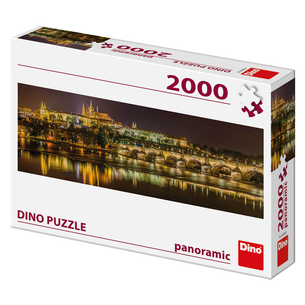 Puzzle Dino - Puente de Carlos, Praga. 2000 piezas-Doctor Panush