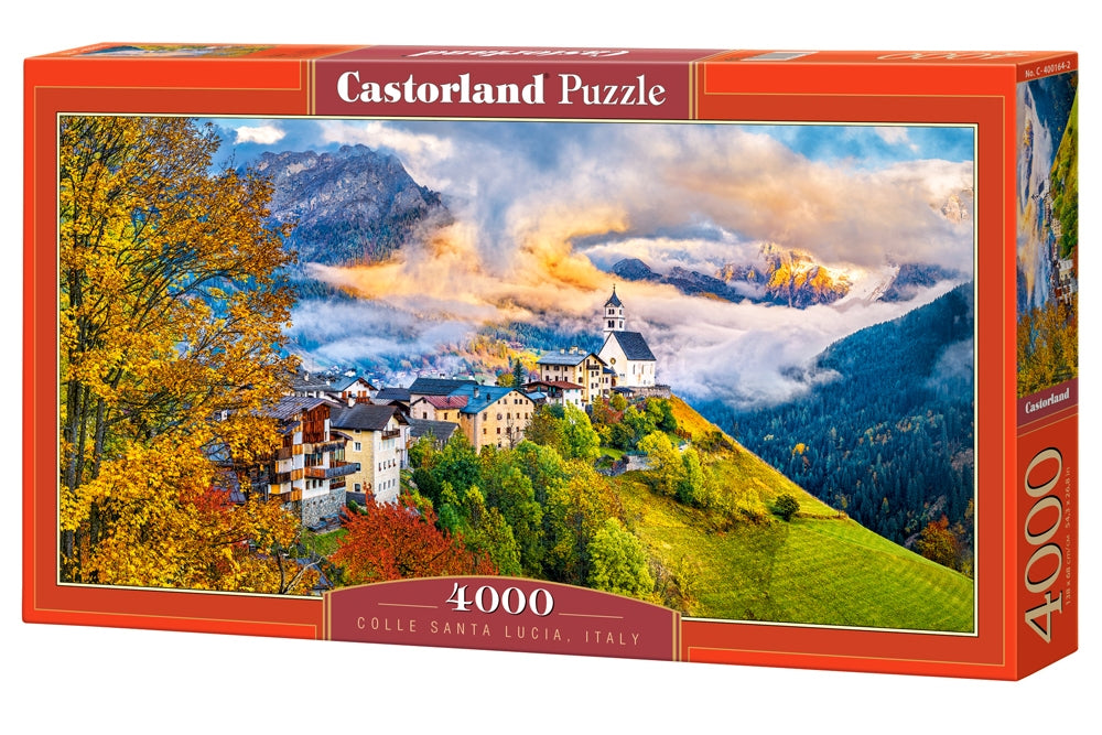 Puzzle Castorland - Colle Santa Lucia, Italy. 4000 piezas