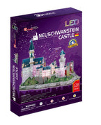 Puzzle 3D Cubicfun - Castillo de Neuschwanstein con LED. 128 piezas-Doctor Panush