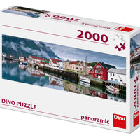 Puzzle Dino - Pueblo de Pescadores. 2000 piezas-Doctor Panush