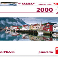 Puzzle Dino - Pueblo de Pescadores. 2000 piezas-Doctor Panush