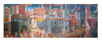 Puzzle Impronte Edizione - Lorenzetti - The Allegory of Good and Bad Government. 1000 piezas-Puzzle-Art Puzzle-Doctor Panush