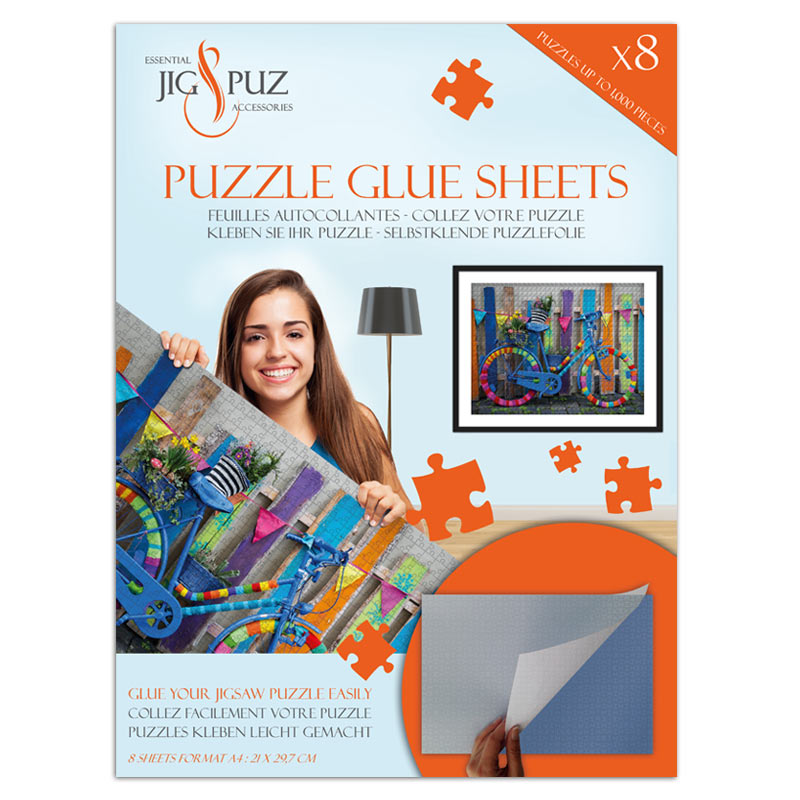Pegamento para puzzles - Hojas adhesivas para puzzle de 1000 piezas