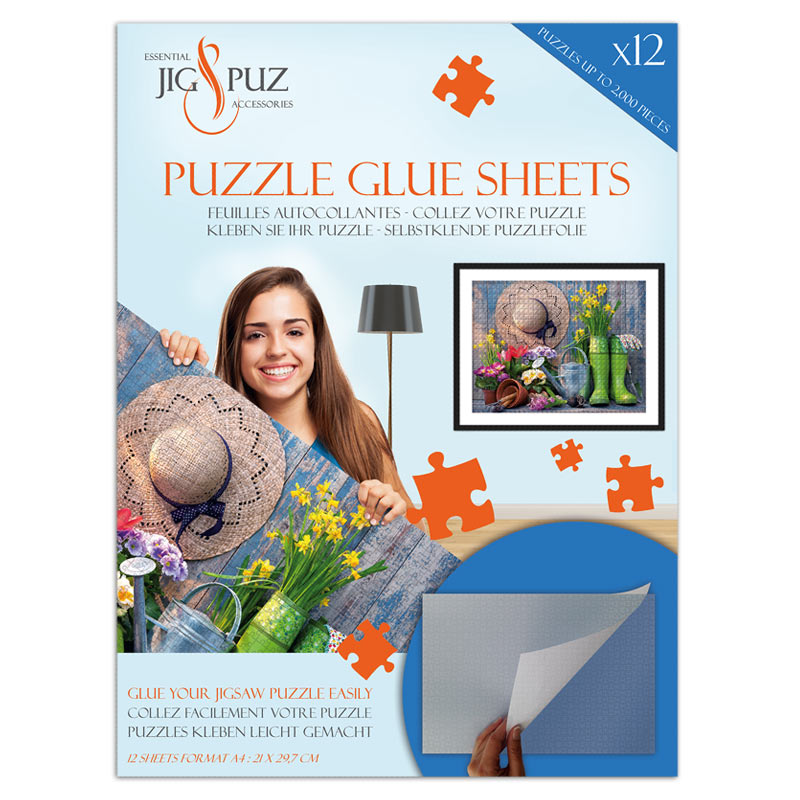 Pegamento para puzzles - Hojas adhesivas para puzzle de 2000 piezas-Doctor Panush