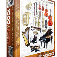 Puzzle Eurographics Instrumentos de la Orquesta. 1000 piezas-Puzzle-Eurographics-Doctor Panush