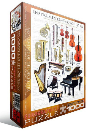 Puzzle Eurographics Instrumentos de la Orquesta. 1000 piezas-Puzzle-Eurographics-Doctor Panush